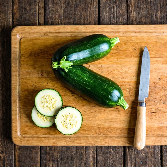 Apport calorique de la courgette