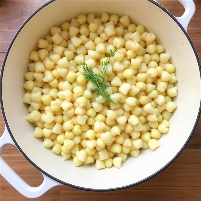 Cuisson parfaite des pois cassés