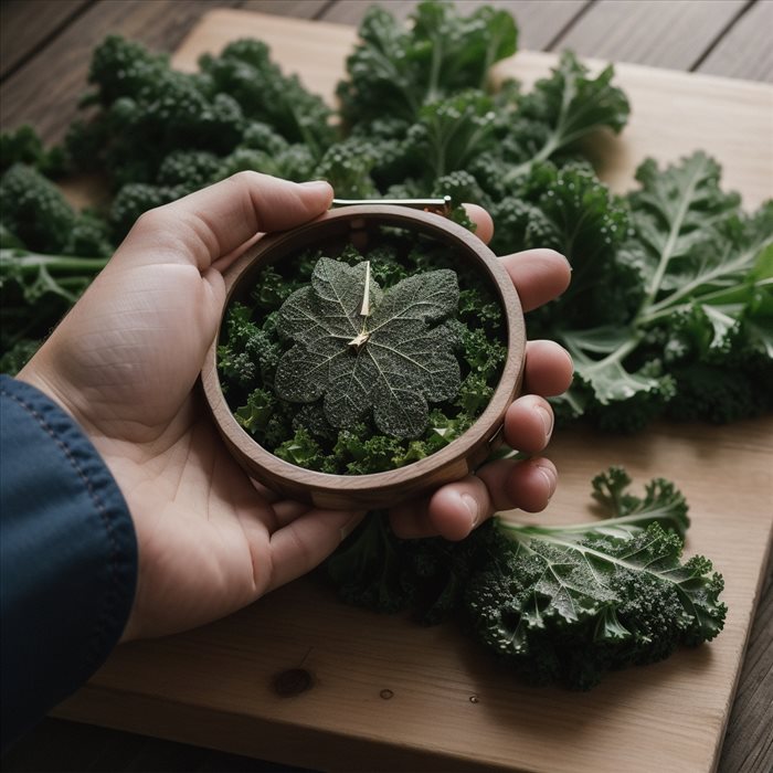 Cuisson réussie du chou kale